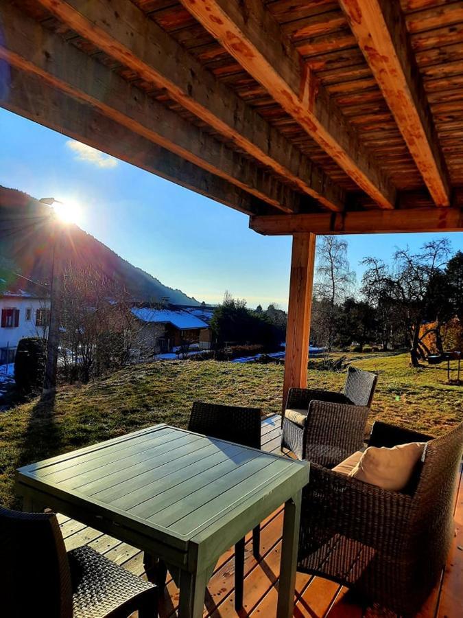 Votre Studio Balneo Bien-Etre A La Montagne Thollon-les-Memises Bagian luar foto